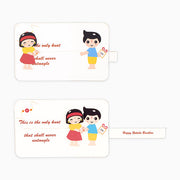Silver Best Bro Rakhi