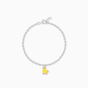 Silver Duckling Kids Bracelet (0 - 2 Years)