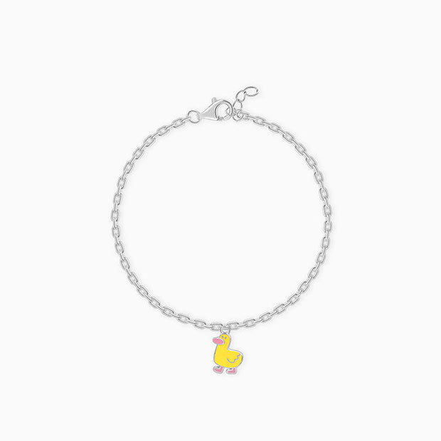 Silver Duckling Kids Bracelet (0 - 2 Years)
