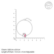 Silver Enchanting Unicorn Kids Bracelet (2 - 8 Years)