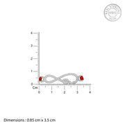 Silver Infinity Rakhi