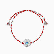 Silver Positive Evil Eye Rakhi