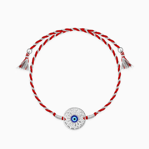 Silver Positive Evil Eye Rakhi