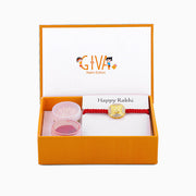 Golden Ganesha Blessing Rakhi