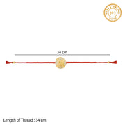 Golden Ganesha Blessing Rakhi