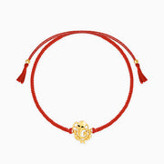 Golden Veera Ganapati Rakhi
