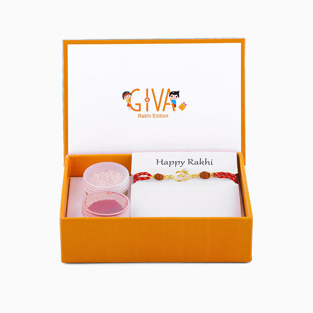 Golden Sacred Omkar Rakhi