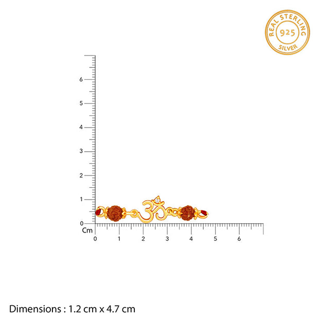 Golden Sacred Omkar Rakhi