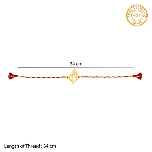 Golden Protection Rakhi