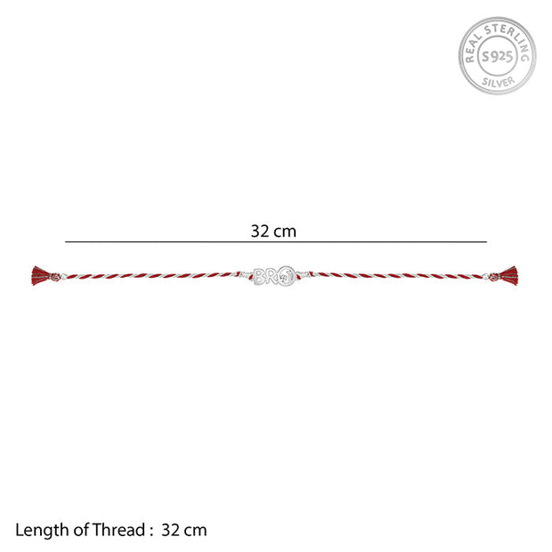 Silver Best Bro Rakhi
