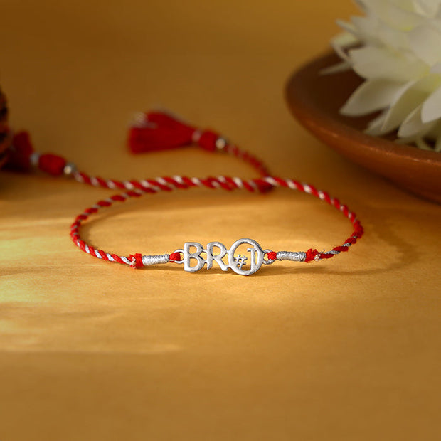 Silver Best Bro Rakhi